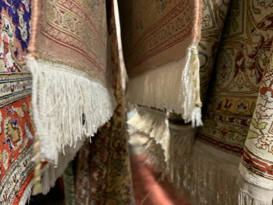 , Restauration des bordures de tapis à Chartres